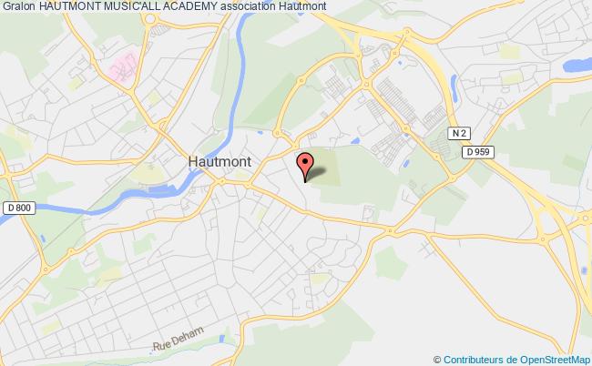 plan association Hautmont Music'all Academy Hautmont