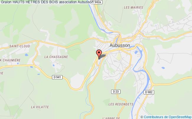 plan association Hauts Hetres Des Bois Aubusson