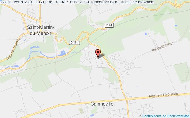 plan association Havre Athletic Club  Hockey Sur Glace Saint-Laurent-de-Brèvedent