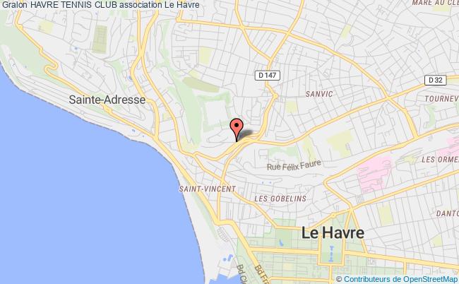 plan association Havre Tennis Club Le Havre