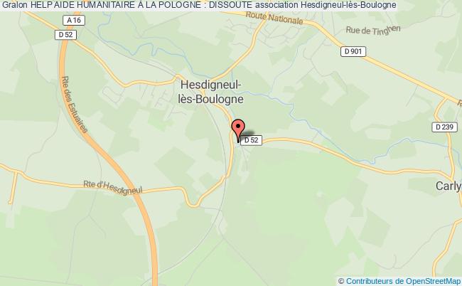 plan association Help Aide Humanitaire À La Pologne : Dissoute Hesdigneul-lès-Boulogne