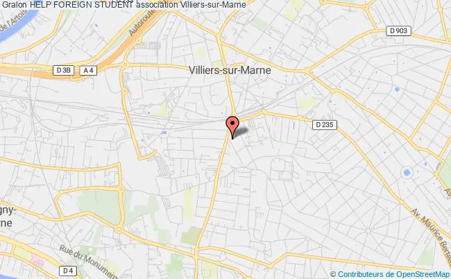 plan association Help Foreign Student Villiers-sur-Marne