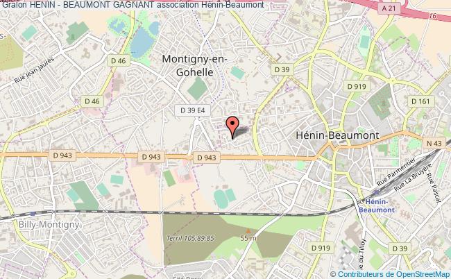 plan association Henin - Beaumont Gagnant Hénin-Beaumont