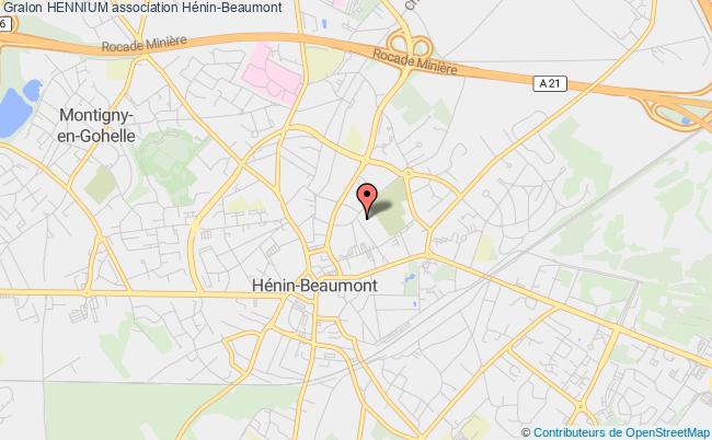 plan association Hennium Hénin-Beaumont