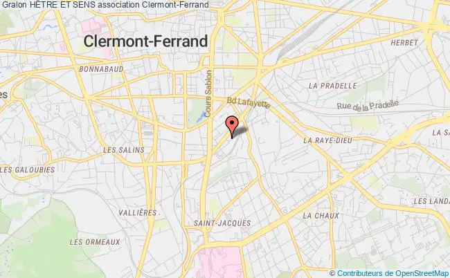 plan association HÊtre Et Sens Clermont-Ferrand