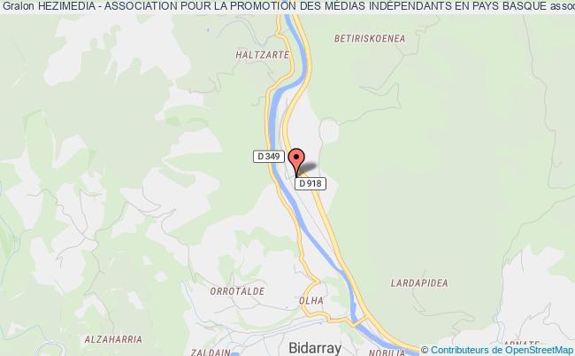 plan association Hezimedia - Association Pour La Promotion Des MÉdias IndÉpendants En Pays Basque Bidarray