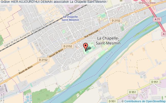 plan association Hier Aujourd'hui Demain La    Chapelle-Saint-Mesmin