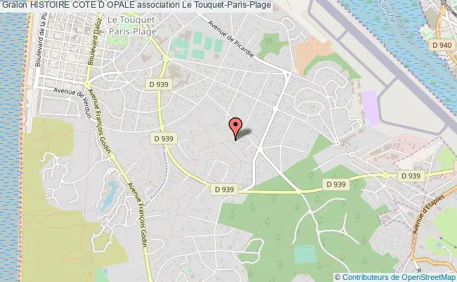 plan association Histoire Cote D Opale Le    Touquet-Paris-Plage