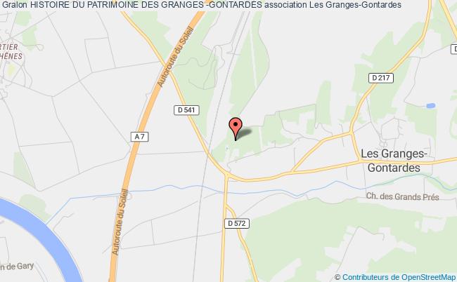 plan association Histoire Du Patrimoine Des Granges -gontardes 