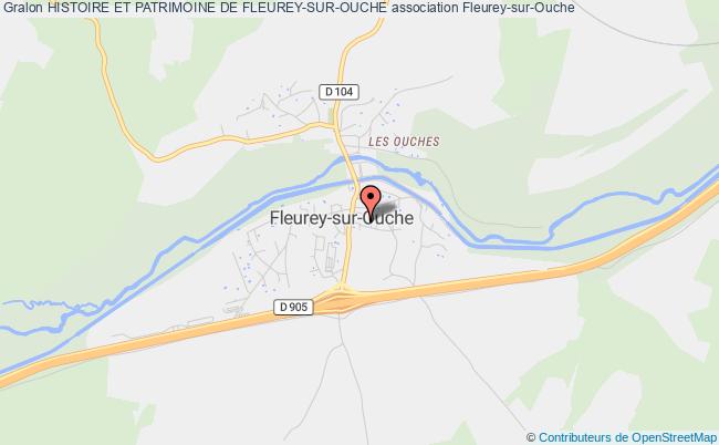 plan association Histoire Et Patrimoine De Fleurey-sur-ouche Fleurey-sur-Ouche