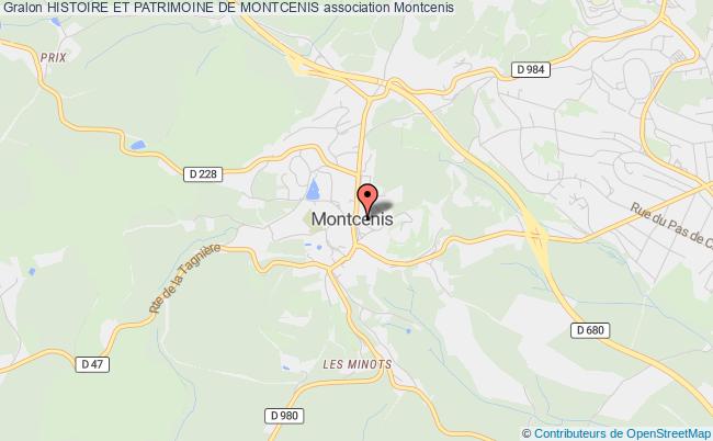 plan association Histoire Et Patrimoine De Montcenis Montcenis