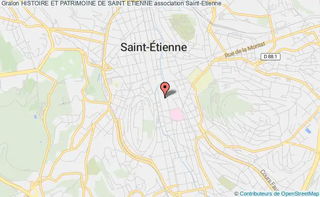 plan association Histoire Et Patrimoine De Saint Etienne Saint-Étienne