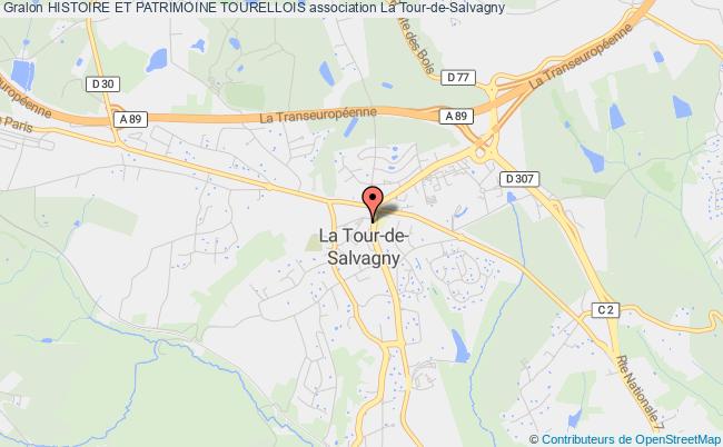 plan association Histoire Et Patrimoine Tourellois La Tour-de-Salvagny
