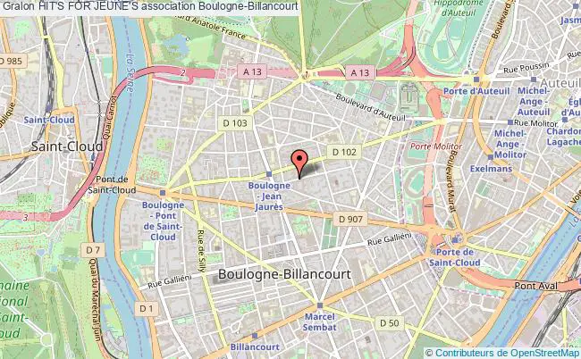 plan association Hit's For Jeune's Boulogne-Billancourt