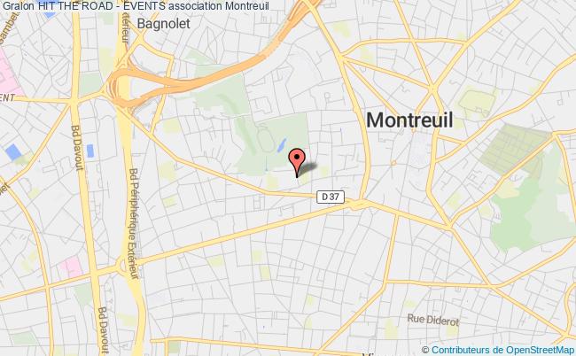 plan association Hit The Road - Events Montreuil