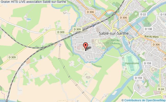 plan association Hits Live Sablé-sur-Sarthe