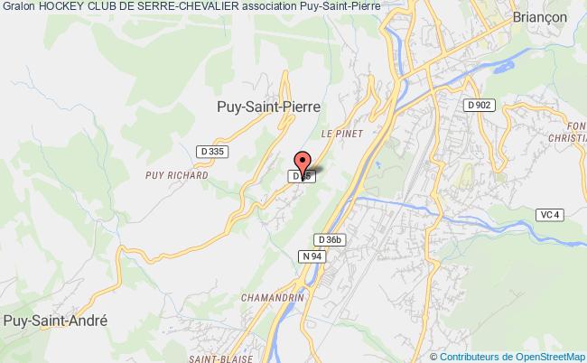 plan association Hockey Club De Serre-chevalier Puy-Saint-Pierre