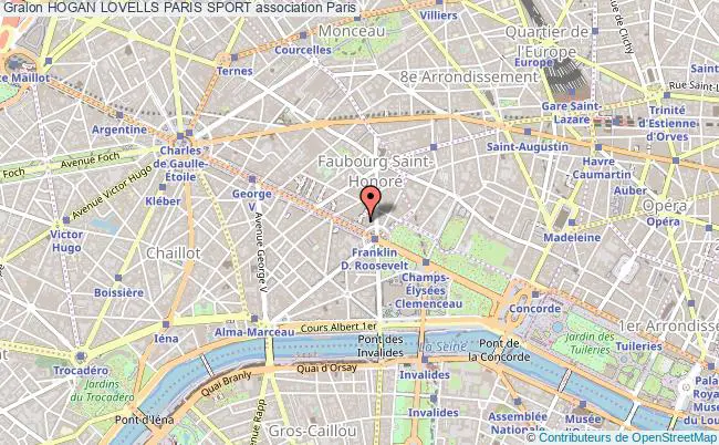 plan association Hogan Lovells Paris Sport Paris 8e