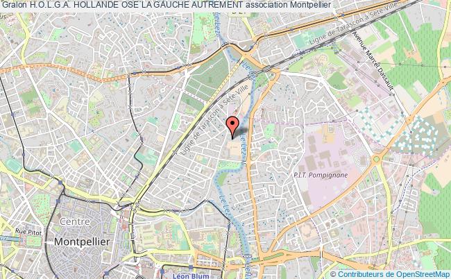 plan association H.o.l.g.a. Hollande Ose La Gauche Autrement Montpellier