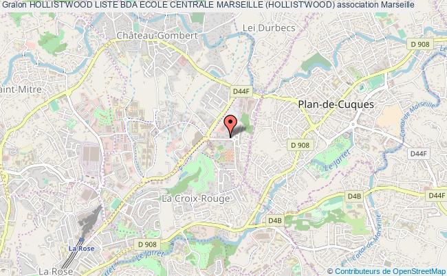plan association Hollist'wood Liste Bda Ecole Centrale Marseille (hollist'wood) Marseille