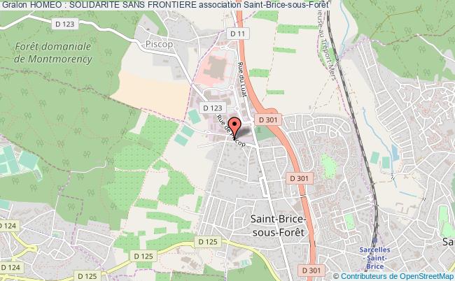 plan association Homeo : Solidarite Sans Frontiere Saint-Brice-sous-Forêt