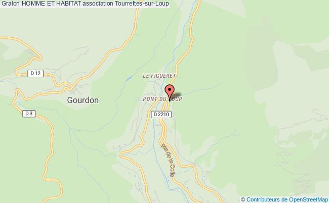 plan association Homme Et Habitat Tourrettes-sur-Loup