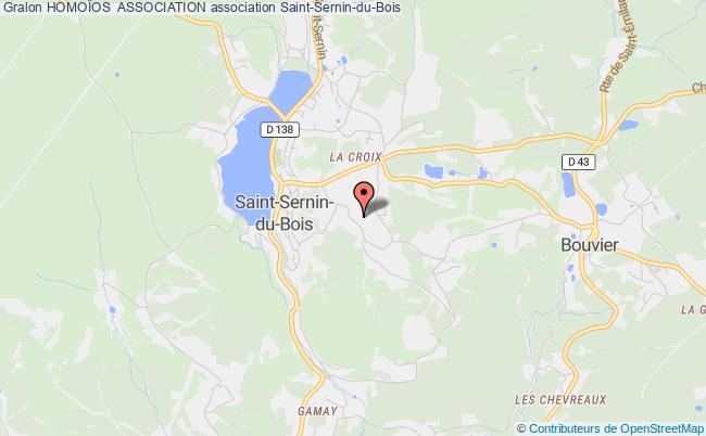 plan association HomoÏos  Association Saint-Sernin-du-Bois