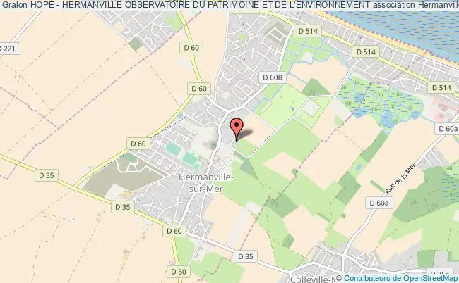 plan association Hope - Hermanville Observatoire Du Patrimoine Et De L'environnement Hermanville-sur-Mer