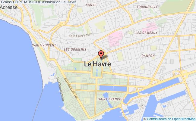 plan association Hope Musique Havre