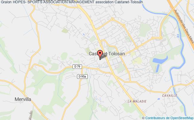 plan association Hopes- Sports Association Management Castanet-Tolosan