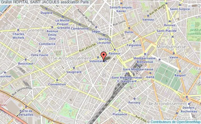 plan association Hopital Saint Jacques Paris