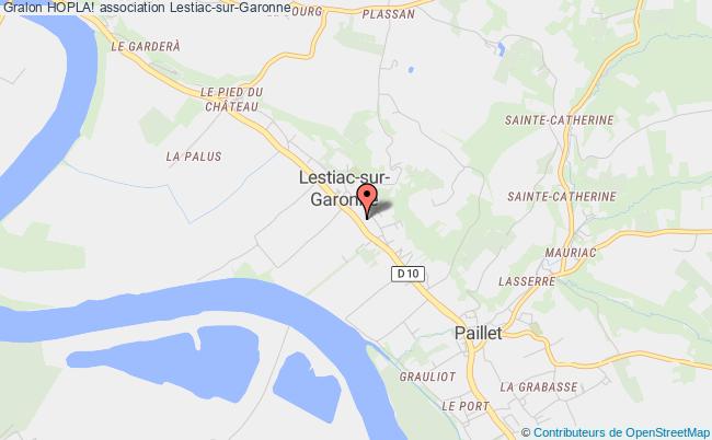 plan association Hopla! Lestiac-sur-Garonne
