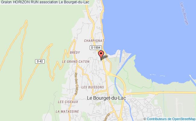 plan association Horizon Run Bourget-du-Lac