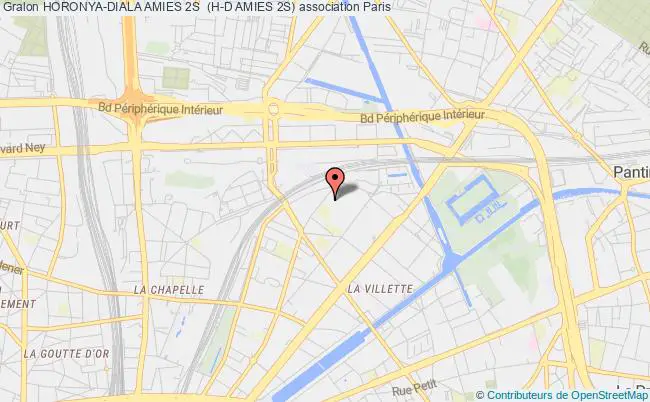 plan association Horonya-diala Amies 2s  (h-d Amies 2s) PARIS