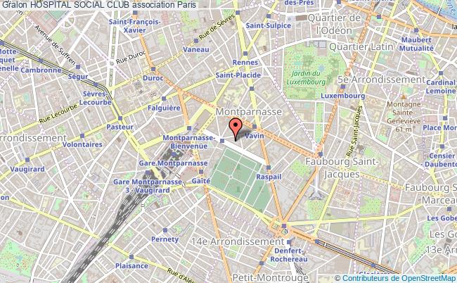plan association Hospital Social Club Paris