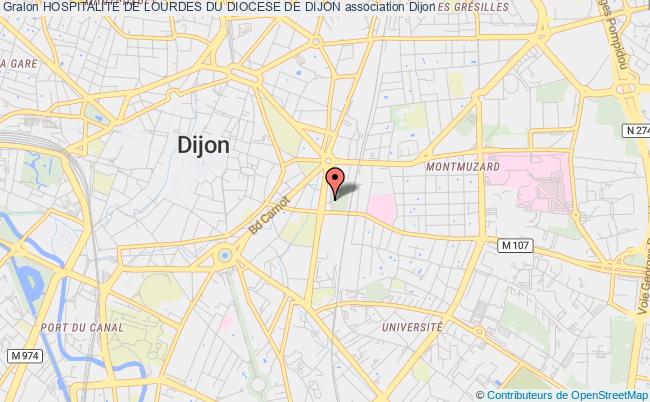 plan association Hospitalite De Lourdes Du Diocese De Dijon Dijon