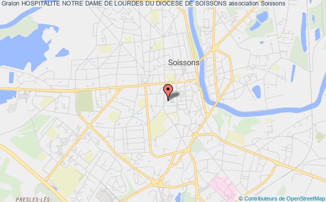 plan association Hospitalite Notre Dame De Lourdes Du Diocese De Soissons Soissons