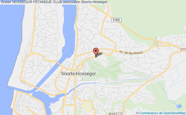 plan association Hossegor Petanque Club Soorts-Hossegor