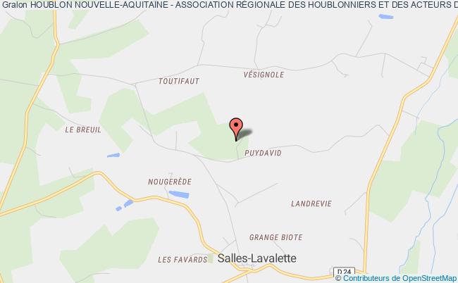 plan association Houblon Nouvelle-aquitaine - Association RÉgionale Des Houblonniers Et Des Acteurs Du Houblon En Nouvelle-aquitaine Salles-Lavalette