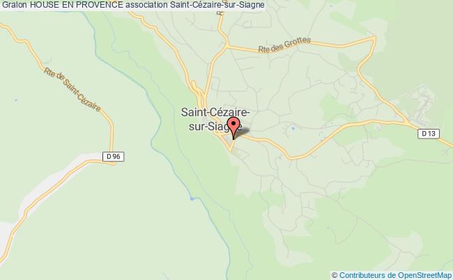 plan association House En Provence Saint-Cézaire-sur-Siagne