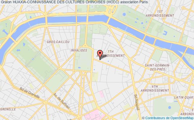 plan association Huaxia-connaissance Des Cultures Chinoises (hccc) Paris