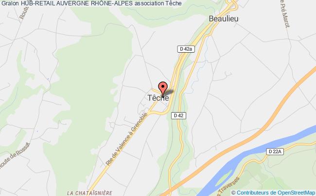 plan association Hub-retail Auvergne RhÔne-alpes Têche