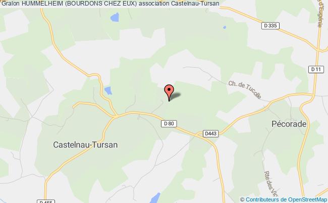 plan association Hummelheim (bourdons Chez Eux) Castelnau-Tursan