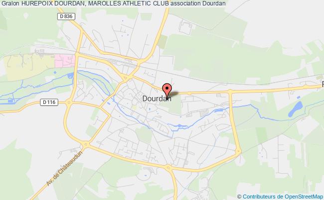 plan association Hurepoix Dourdan, Marolles Athletic Club Dourdan