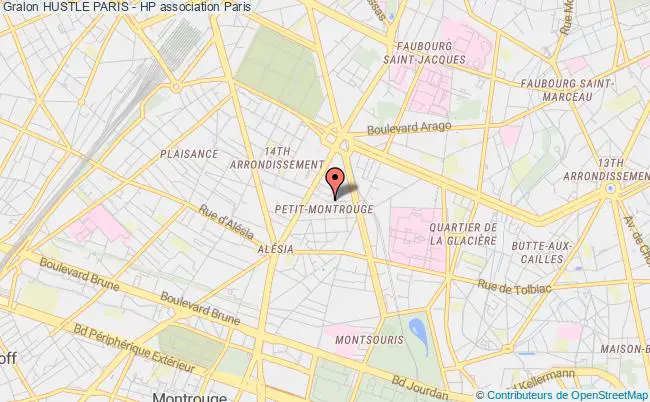 plan association Hustle Paris - Hp Paris 14e