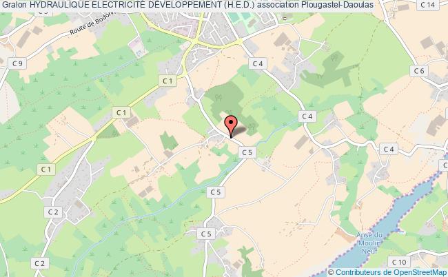 plan association Hydraulique ElectricitÉ DÉveloppement (h.e.d.) Plougastel-Daoulas