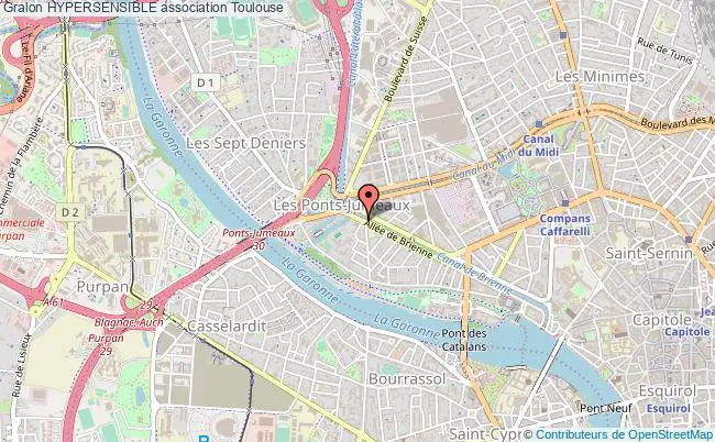plan association Hypersensible Toulouse
