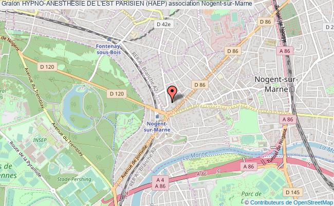 plan association Hypno-anesthesie De L'est Parisien (haep) Nogent-sur-Marne