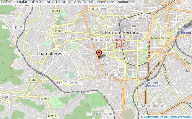 plan association I Comme Identite Auvergne (ici Auvergne) Chamalières