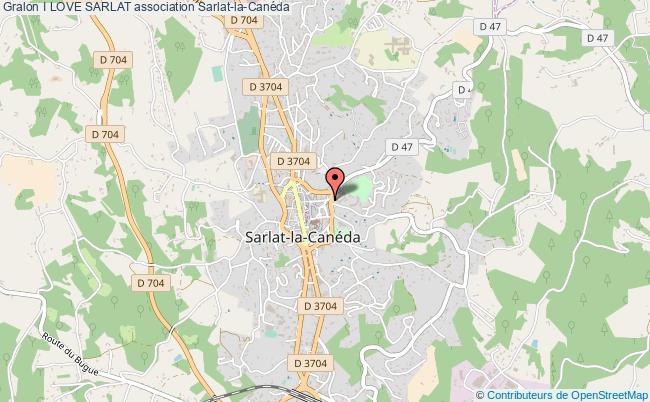 plan association I Love Sarlat Sarlat-la-Canéda